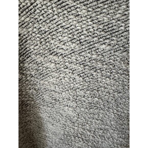 Eileen Fisher Black and White Cotton Cowl Neck Boucle Sweater Sz S - Picture 4 of 5